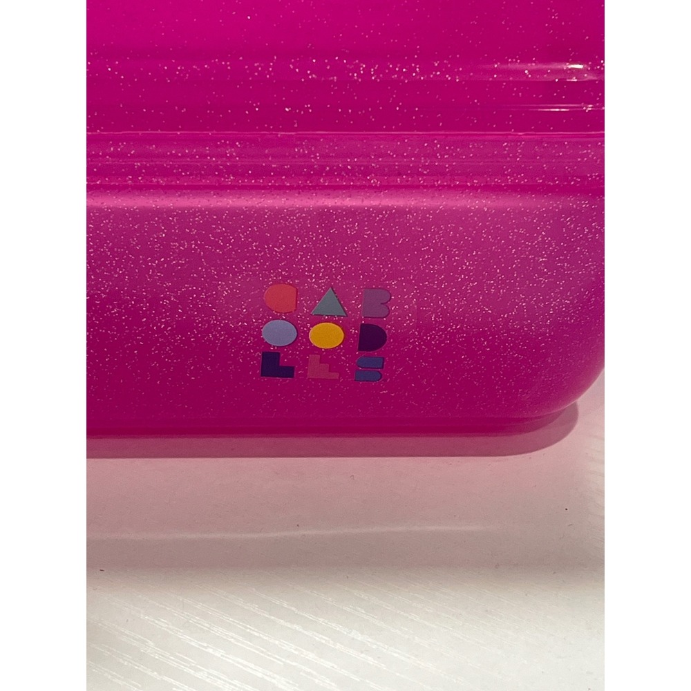 Caboodles On-The-Go Girl Makeup Case Hot Pink‎ Glitter Sparkle CAB5626 NEW